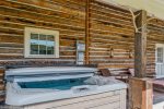 Enjoy the expansive views while soaking in the hot tub